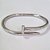 PULSEIRA (BRACELETE) EM AÇO INOXIDÁVEL 316L FORMATO PREGO COM MICRO ZIRCÔNIAS ACPS000339 - Imagem 1