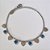 PULSEIRA EM AÇO INOXIDÁVEL 17CM COM CORAÇÕES LISOS E OLHOS GREGOS + EXTENSOR FECHO LAGOSTA ACPS000358 - Imagem 1