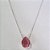 GARGANTILHA FOLHEADA A PRATA COM 50 MILÉSIMOS + VERNIZ DIAMOND CORRENTE CADEADO 42CM PEDRA OLHO DE GATO 13X17MM + EXTENSOR PRGG000860 - Imagem 1
