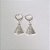 BRINCO FOLHEADO A PRATA COM 50 MILÉSIMOS + VERNIZ DIAMOND ARGOLA PRESSÃO NOSSA SENHORA APARECIDA 13MM PRBR000694 - Imagem 1
