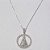 GARGANTILHA FOLHEADA A PRATA COM 50 MILÉSIMOS + VERNIZ DIAMOND CORRENTE VENEZIANA 44CM NOSSA SENHORA APARECIDA BORDA DESENHADA VAZADA 25MM PRGG000933 - Imagem 1