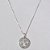 GARGANTILHA FOLHEADA A PRATA COM 50 MILÉSIMOS + VERNIZ DIAMOND CORRENTE  44CM SÃO BENTO 15MM PRGG000934 - Imagem 1