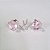 BRINCO FOLHEADO A PRATA COM 50 MILÉSIMOS + VERNIZ DIAMOND BASE ANZOL ZIRCÔNIA ROSA REDONDA 10MM PRBR000708 - Imagem 2