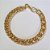 PULSEIRA EM OURO 5 MILÉSSIMOS + VERNIZ DIAMOND 21CM LARGURA 9MM FECHO LAGOSTA OUPS000019 - Imagem 1