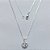 GARGANTILHA FOLHEADA A PRATA COM 50 MILÉSIMOS + VERNIZ DIAMOND 45CM CORRENTE VENEZIANA 45CM PINGENTE NOSSA SENHORA APARECIDA COM MICRO ZIRCÔNIAS 10MM PRGG000950 - Imagem 1