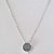 GARGANTILHA FOLHEADA A PRATA COM 50 MILÉSIMOS + VERNIZ DIAMOND 42CM CORRENTE CADEADO ZIRCÔNIA CINZA COM BRILHOS 10MM PRGG000984 - Imagem 1