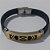 PULSEIRA  EM AÇO INOXIDÁVEL 316L EMBORRACHADA 20CM LARGURA 10MM COM TRAVA DETALHES VAZADOS DOURADO ACPS000377 - Imagem 1