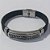 PULSEIRA  EM AÇO INOXIDÁVEL 316L EMBORRACHADA 20CM LARGURA 10MM COM TRAVA DETALHES VAZADOS ACPS000380 - Imagem 1
