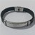 PULSEIRA  EM AÇO INOXIDÁVEL 316L EMBORRACHADA 20CM LARGURA 10MM COM TRAVA NOSSA SENHORA APARECIDA ACPS000382 - Imagem 1