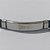 PULSEIRA  EM AÇO INOXIDÁVEL 316L EMBORRACHADA 20CM LARGURA 10MM COM TRAVA NOSSA SENHORA APARECIDA ACPS000382 - Imagem 2