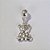 BERLOQUE FOLHEADO A PRATA COM 50 MILÉSIMOS + VERNIZ DIAMOND URSINHO 14MM (UNIDADE) PRBQ000122 - Imagem 1