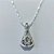 GARGANTILHA FOLHEADA A PRATA COM 50 MILÉSIMOS + VERNIZ DIAMOND CORRENTE L -11 45CM NOSSA SENHORA APARECIDA CRAVEJADO COM MICRO ZIRCÔNIAS COLORIDAS 10MM + EXTENSOR FECHO LAGOSTA PRGG000999 - Imagem 2
