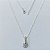 GARGANTILHA FOLHEADA A PRATA COM 50 MILÉSIMOS + VERNIZ DIAMOND CORRENTE L -11 45CM NOSSA SENHORA APARECIDA CRAVEJADO COM MICRO ZIRCÔNIAS COLORIDAS 10MM + EXTENSOR FECHO LAGOSTA PRGG000999 - Imagem 1