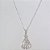 GARGANTILHA FOLHEADA A PRATA COM 50 MILÉSIMOS + VERNIZ DIAMOND CORRENTE L-11  42CM NOSSA SENHORA APARECIDA VAZADA GRANDE 21MM + EXTENSOR FECHO LAGOSTA PRGG001006 - Imagem 1