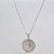 GARGANTILHA FOLHEADA A PRATA COM 50 MILÉSIMOS + VERNIZ DIAMOND CORRENTE VENEZIANA 45CM PINGENTE VAZADO NOSSA SRA APARECIDA 26MM FECHO LAGOSTA PRGG001011 - Imagem 1