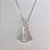 GARGANTILHA FOLHEADA A PRATA COM 50 MILÉSIMOS + VERNIZ DIAMOND CORRENTE VENEZIANA 45CM PINGENTE NOSSA SRA APARECIDA CRAVEJAD0 EM MICRO ZIRCONIAS 23MM FECHO LAGOSTA PRGG001018 - Imagem 2