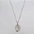 GARGANTILHA FOLHEADA A PRATA COM 50 MILÉSIMOS + VERNIZ DIAMOND CORRENTE VENEZIANA 45CM PINGENTE OVAL NOSSA SRA APARECIDA 26MM FECHO LAGOSTA PRGG001020 - Imagem 1