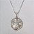 GARGANTILHA FOLHEADA A PRATA COM 50 MILÉSIMOS + VERNIZ DIAMOND CORRENTE VENEZIANA 45CM PINGENTE NOSSA SRA APARECIDA 20MM FECHO LAGOSTA PRGG001022 - Imagem 2