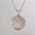 GARGANTILHA FOLHEADA A PRATA COM 50 MILÉSIMOS + VERNIZ DIAMOND CORRENTE VENEZIANA 45CM PINGENTE REDONDO NOSSA SRA APARECIDA 20MM PRGG001024 - Imagem 2