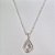 GARGANTILHA FOLHEADA A PRATA COM 50 MILÉSIMOS + VERNIZ DIAMOND CORRENTE SINGAPURA 45CM PINGENTE NOSSA SRA APARECIDA VAZADA 14MM PRGG001025 - Imagem 1