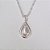 GARGANTILHA FOLHEADA A PRATA COM 50 MILÉSIMOS + VERNIZ DIAMOND CORRENTE SINGAPURA 45CM PINGENTE NOSSA SRA APARECIDA VAZADA 14MM PRGG001025 - Imagem 2