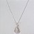 GARGANTILHA FOLHEADA A PRATA COM 50 MILÉSIMOS + VERNIZ DIAMOND CORRENTE VENEZIANA 45CM PINGENTE NOSSA SENHORA APARECIDA COM MICRO ZIRCÔNIAS 16x29MM FECHO LAGOSTA PRGG001034 - Imagem 1