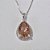 CONJUNTO FOLHEADO A PRATA COM 50 MILÉSIMOS  + VERNIZ DIAMOND CORRENTE VENEZIANA 45CM PINGENTE ALTA FUSÃO CRAVEJADO COM ZIRCÔNIA SALMÃO 13X17MM  E BRINCOS COM ARGOLA DE PRESSÃO ALTA FUSÃO CRAVEJADO COM ZIRCÔNIA SALMÃO 13X17MM PRCJ000066 - Imagem 2