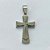 PINGENTE EM AÇO INOXIDÁVEL 316L CRUCIFIXO ALTO RELEVO ESCRITO JESUS 19X30MM ACPG000056 - Imagem 1