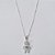 GARGANTILHA FOLHEADA A PRATA COM 50 MILÉSIMOS + VERNIZ DIAMOND CORRENTE VENEZIANA 45CM PINGENTE MENINO CRAVEJADA COM MICRO ZIRCÔNIAS 13MM +  EXTENSOR PRGG001042 - Imagem 1