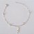 PULSEIRA FOLHEADA A PRATA COM 50 MILÉSIMOS + VERNIZ DIAMOND INFANTIL 13CM BOLINHAS E FIGA + EXTENSOR PRPS000805 - Imagem 1