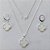 CONJUNTO FOLHEADO A PRATA COM 50 MILÉSIMOS  + VERNIZ DIAMOND CORRENTE VENEZIANA 45CM PINGENTE VANM CLEEF MADRE ´PÉROLA 12MM E  BRINCOS COM ARGOLA DE PRESSÃO TREVO MADRE PÉROLA 12MM (PRA401) PRCJ000086 - Imagem 1