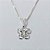 GARGANTILHA FOLHEADA A PRATA COM 50 MILÉSIMOS + VERNIZ DIAMOND CORRENTE VENEZIANA COM PINGENTE BORBOLETA 10MM FECHO LAGOSTA PRGG001250A - Imagem 2
