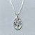GARGANTILHA FOLHEADA A PRATA COM 50 MILÉSIMOS + VERNIZ DIAMOND CORRENTE VENEZIANA PINGENTE ÁRVORE DA VIDA COM MICRO ZIRCÔNIAS COLORIDAS 11MM PRGG001094 - Imagem 2