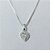 GARGANTILHA FOLHEADA A PRATA COM 50 MILÉSIMOS + VERNIZ DIAMOND CORRENTE VENEZIANA COM PINGENTE MINI CORAÇÃO CRAVEJADO COM MICRO ZIRCÔNIAS E ZIRCÔNIA 7MM MM FECHO LAGOSTA PRGG001101 - Imagem 2