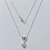 GARGANTILHA FOLHEADA A PRATA COM 50 MILÉSIMOS + VERNIZ DIAMOND CORRENTE VENEZIANA 45CM COM BASE E PINGENTE MENINO CRAVEJADO EM MICRO ZIRCÔNIAS CRISTAIS 18MM PRGG001103 - Imagem 1