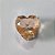 PINGENTE FOLHEADO A PRATA COM 50 MILÉSIMOS + VERNIZ DIAMOND PINGENTE CORAÇÃO EM ZIRCÔNIA SALMÃO 10X10MM PRPG000043 - Imagem 1