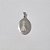 PINGENTE FOLHEADO A PRATA COM 50 MILÉSIMOS + VERNIZ DIAMOND PINGENTE MEDALHA OVAL NOSSA SRA APARECIDA 14X18MM PRPG000047 - Imagem 1