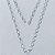 CORRENTE FOLHEADA A PRATA COM 50 MILÉSIMOS + VERNIZ DIAMOND CORRENTE 60CM LARGURA 4MM FECHO LAGOSTA PRCR000111 - Imagem 1