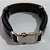 PULSEIRA EM AÇO INOXIDÁVEL 316L NOSSA SRA APARECIDA E CINTA EM COURO 18CM LARGURA 14MM COM TRAVA ACPS000432 - Imagem 2