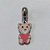 BERLOQUE EM AÇO INOXIDÁVEL 316L PINGENTE URSINHO ROSA 9X15MM ACBQ000004 - Imagem 2