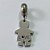 BERLOQUE EM AÇO INOXIDÁVEL 316L PINGENTE MENINO COM PALAVRA LOVE E PEDRA EM ZIRCÔNIA AZUL 10X15MM ACBQ000008 - Imagem 2