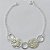 PULSEIRA FOLHEADA A PRATA COM 50 MILÉSIMOS + VERNIZ DIAMOND PULSEIRA COM ELEMENTOS VAZADOS E TEXTURAS ORGÂNICAS PRPS000916 - Imagem 1