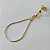 BRINCO FOLHEADO A OURO COM 6 MILÉSIMOS + VERNIZ DIAMOND BASE LISA FORMATO GOTA COM ESTRELA NA PONTA 18MM OUBR000078 - Imagem 2