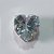 PINGENTE FOLHEADO A PRATA COM 50 MILÉSIMOS + VERNIZ DIAMOND PINGENTE CORAÇÃO EM ZIRCÔNIA CRISTAL 10X10MM PRPG000050 - Imagem 1