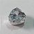 PINGENTE FOLHEADO A PRATA COM 50 MILÉSIMOS + VERNIZ DIAMOND PINGENTE CORAÇÃO EM ZIRCÔNIA CRISTAL 10X10MM PRPG000050 - Imagem 2