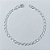 PULSEIRA FOLHEADA A PRATA COM 50 MILÉSIMOS + VERNIZ DIAMOND 20CM LARGURA 1MM PRPS000945 - Imagem 1