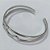 PULSEIRA (BRACELETE) EM AÇO INOXIDÁVEL VAZADA CORAÇÃO CENTRO LARGURA 8MM ACPS000468 - Imagem 2