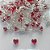 BRINCO FOLHEADA A PRATA COM 50 MILÉSIMOS + VERNIZ DIAMOND - BRINCO DE PINO ZIRCÔNIA FORMATO CORAÇÃO VERMELHO 5MM (PRA422) PRBR000900 - Imagem 1