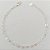 PULSEIRA FOLHEADA A PRATA COM 50 MILÉSIMOS + VERNIZ DIAMOND 18CM PULSEIRA COM CORAÇÕES + EXTENSOR E FECHO LAGOSTA PRPS000955 - Imagem 1