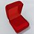 ESTOJO PARA JOIAS EM VELUDO VERMELHO 5x5,5x3CM (LxCxA) PREB000004 - Imagem 3